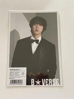 ●BTS   B★VERSE  ポストカード　【2022年　ジン　JIN】