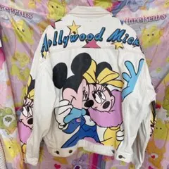 ミッキー＆ミニー★古着デニムジャケット