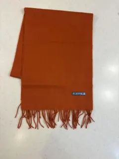 Cricket 無地マフラー オレンジ 154×30cm クリーニング済