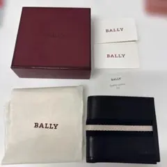 新品未使用】バリー マネークリップ キャッシュレス 本革 ロゴ金具 黒