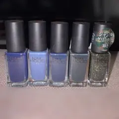 NAIL HOLIC ネイルカラー 青系5本セットのサムネイル