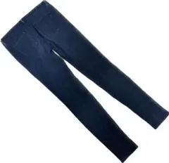 ユニクロ ダークブルー スキニーデニム ストレッチパンツ