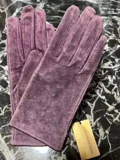 豚革 パープル 手袋 21cm