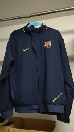 FC Barcelona Nike ウィンドブレーカー Lサイズ ネイビー
