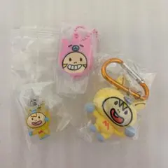 ミニモニ。　めじるしアクセサリー　フロッキーキーホルダー　ガチャガチャ　セット