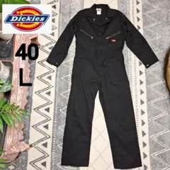 Dickies USA企画 ブラック オールインワン ワークウェア
