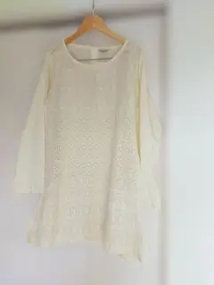サマンサモスモス　レースパッチワークチュニック　新品タグ付き♪綿100%