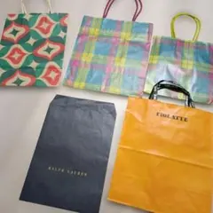 ショップ袋 ５枚セット