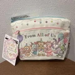 ダッフィーアンドフレンズ　From All of Us ポーチ