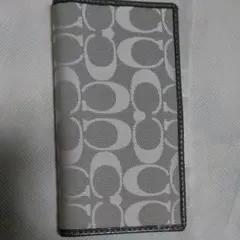 美品、コーチの手帳ケース
