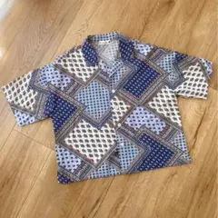 branshes ペイズリー柄 半袖シャツ 120
