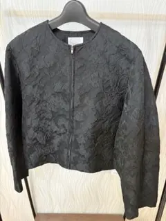 未使用✨OHGA　オーガ　JACQUARD BLOUSE　ジャガード トップス OHGA ジャガードトップス