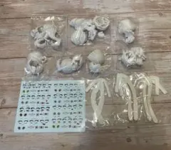 Cooze 悪魔角未塗装ヘアパーツセットクラファン特典　BJD　1/8スケール