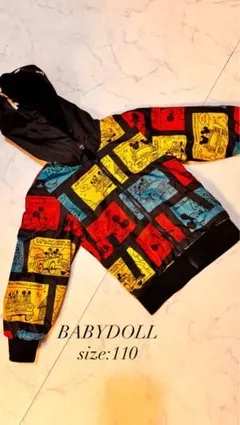 BABYDOLL ミッキー フリースジャケット 110