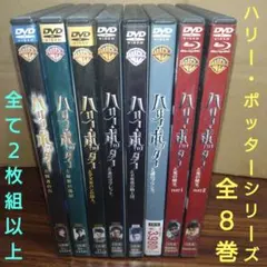DVD ハリー・ポッター シリーズまとめ全８巻セット　全て２枚組以上　合計１９枚