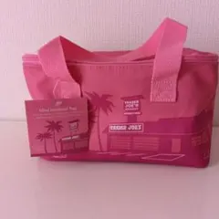 【Trader Joe's 】保冷バッグ　ランチバッグ　ピンク