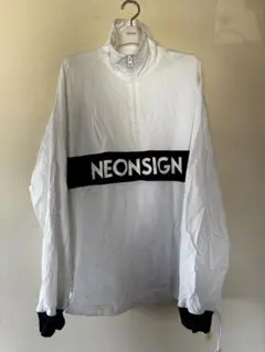 NEONSIGN ハーフジップ ジャケット ホワイトのサムネイル