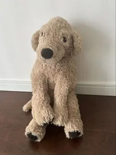 犬 ぬいぐるみ ベージュ ふわふわのサムネイル