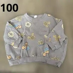 しまむら　hooday 裏毛トレーナー　100