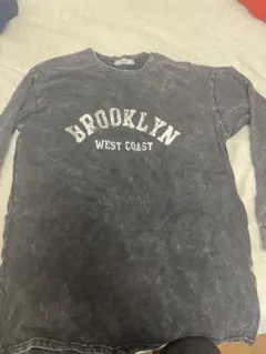 BROOKLYN WEST COAST 長袖トレーナー ダークグレー