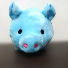 フライングタイガー ブタ ぬいぐるみ 豚 ぶた 青 水色 ブルー