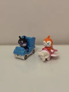 アンパンマン ミニカーセット 2体と1台