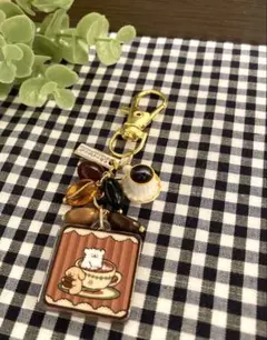 cafe⁑☕️コーヒーカップ⁑豆⁑星アクセサリーファスナーミニチャーム