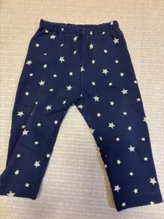 星柄ネイビーのパンツ 80