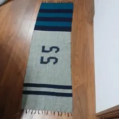 ストライプデザイン マルチカバー 数字55　マフラーにも。