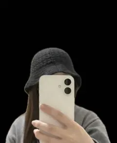 ハンドメイド　バケットハット　かぎ編み　クロシェハット　クラッシャーハット