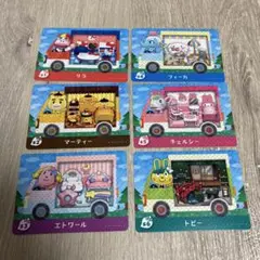 どうぶつの森 amiibo カード サンリオ 6枚セット ⑤