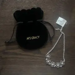 M'S GRACY フラワーモチーフネックレス シルバーのサムネイル
