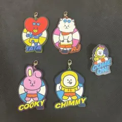 BT21 ラバーストラップ クリップ TATA RJ COOKY CHIMMY