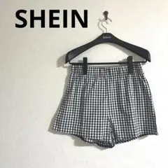 美品　SHEIN ギンガムチェックショートパンツ Mサイズ