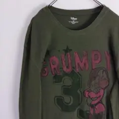 ディズニーストア おこりんぼ GRUMPY サーマルシャツ ロンT