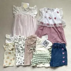 ベビー服 女の子 90cm 7点セット まとめ売り 夏服