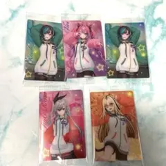 ホロライブウエハース 響咲リオナ 虎金妃笑虎 輪堂千速 綺々羅々ヴィヴィ