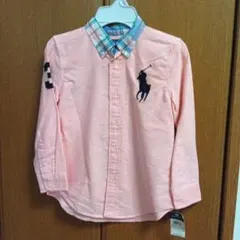 Ralph Lauren 長袖シャツ 6才 ピンク