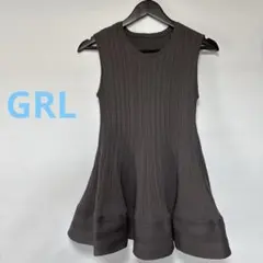 【新品未使用】GRL・グレイル☆ノースリーブ チュニック／グレー／FREEのサムネイル