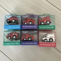プルバックカー 6個セット　車　おもちゃ　ミニカー