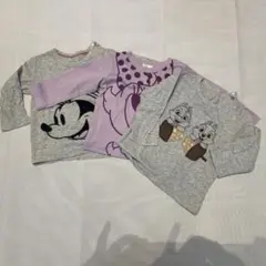 ユニクロ　80cm カットソー　ディズニー　登園着