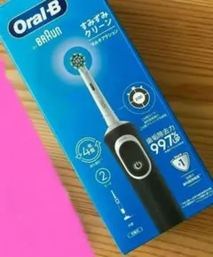 新品【Oral-B】電動歯ブラシ本体 すみずみクリーン ブラック 未開封 匿名のサムネイル