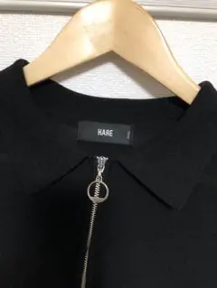 HARE ハーフジップポロシャツ