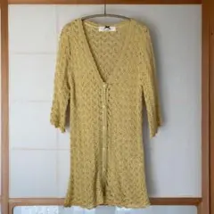 クロシェカーディガン