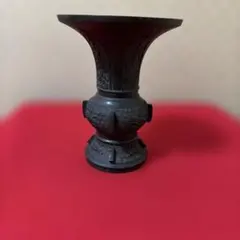 鋳銅 眼文尊 花瓶 骨董品 - メルカリ