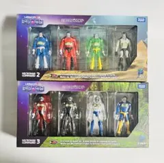 ★LEGACYSOUL ミクロマン コマンド2号 &3号4体セット　タカラトミー