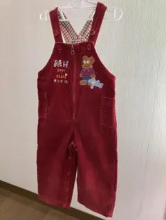 ミキハウス コーデュロイ オーバーオール90㎝