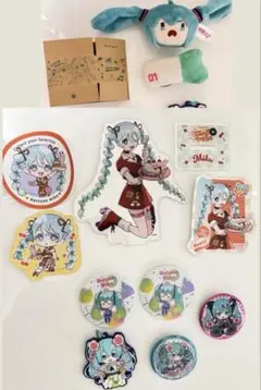 初音ミク 桜ミク ラバーストラップ 非売品ステッカー フィギュア まとめ売り FIG]桜ミク 「キャラクター・ボーカル・シリーズ 01 初音ミク