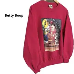 90s betty boop トレーナー スウェット ベティーちゃん プリント