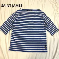 ♡SAINT JAMES♡ボーダー トップス青×白